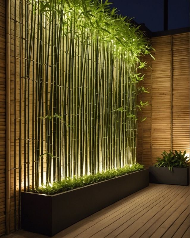Tropical Outdoor Oasis with Weatherproof LED Landscape Lights #50